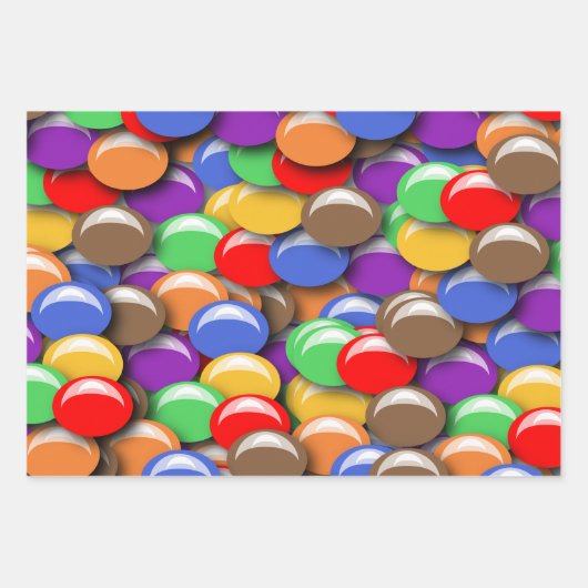 6th Wedding Anniversary Candy Inpakpapier Vel (Voorkant 3)