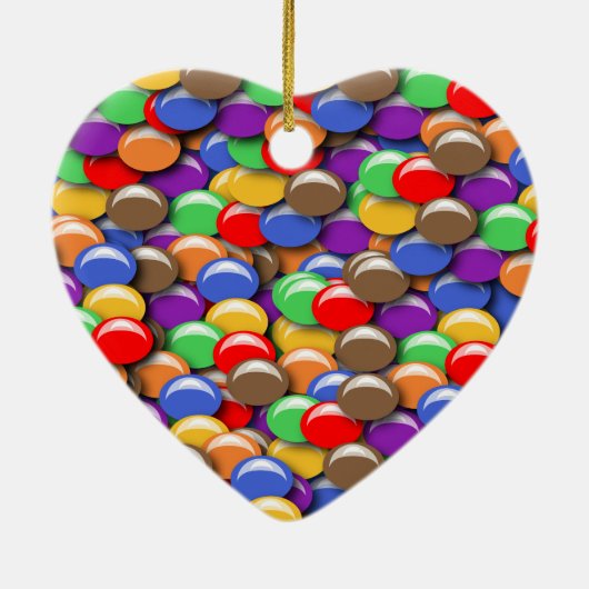 6th Wedding Anniversary Candy, Keramisch Ornament (Achterkant)