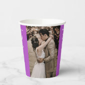 6th Wedding Jubileum overzicht hartfoto Papieren Bekers (Links)