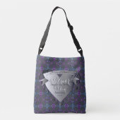 6th Wedding Jubileum Sugar, Iron, Amethyst Crossbody Tas (Achterkant)