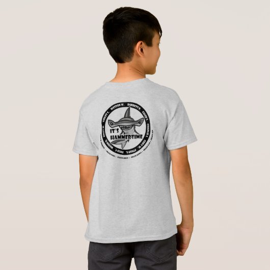 6U Lente Zuid-Hammerhead 2022 T-Shirt (Achterkant volledig)