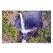 6x4 foto Canadese waterval Foto Afdruk (Voorkant)