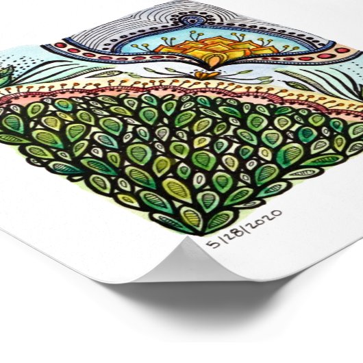 6x6 afdrukken - 5-28-2020 poster (Hoek)