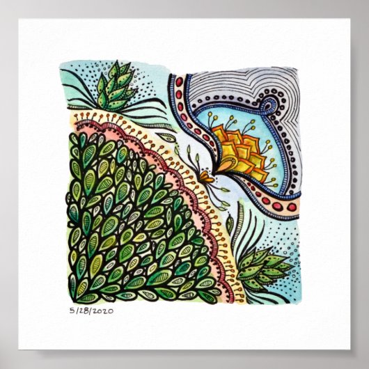 6x6 afdrukken - 5-28-2020 poster (Voorkant)