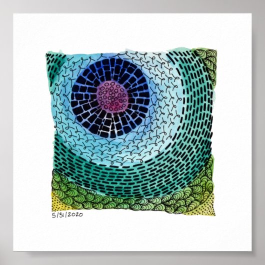 6x6 afdrukken - 5-31-2020 poster (Voorkant)