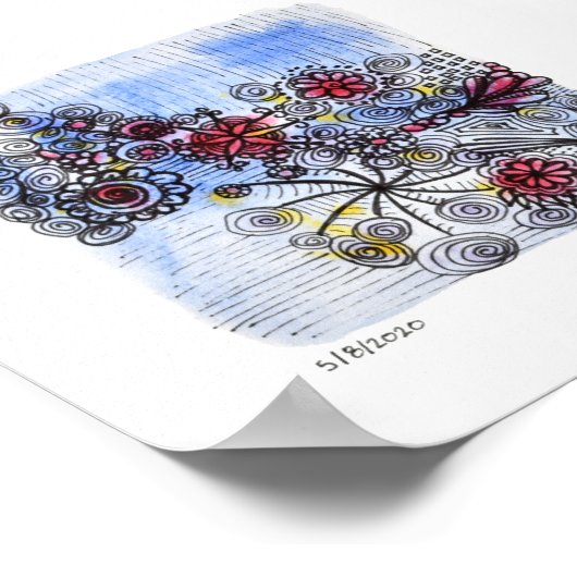 6x6 afdrukken - 5-8-2020 poster (Hoek)