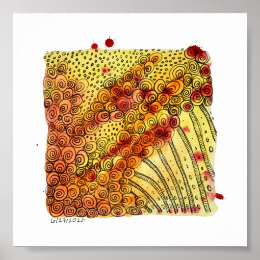 6x6 afdrukken - 6-27-2020 poster (Voorkant)