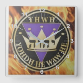 6x6 Divine Blaze Ceramic Tegel Vierkante Klok