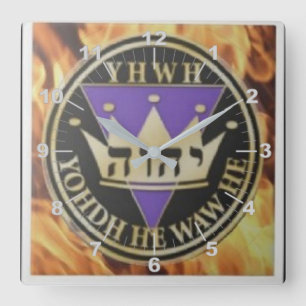 6x6 Divine Blaze Ceramic Tegel Vierkante Klok