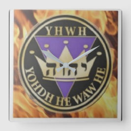 6x6 Divine Blaze Ceramic Tegel Vierkante Klok