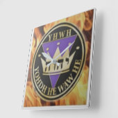 6x6 Divine Blaze Ceramic Tegel Vierkante Klok (Hoek)