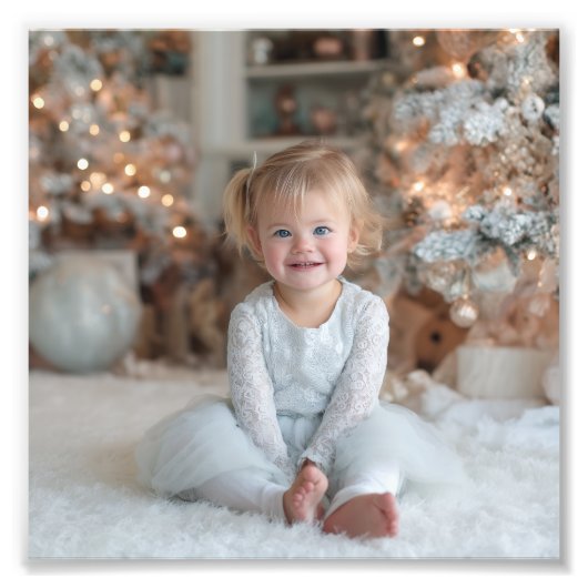 6x6 Family Holiday Foto Afdruk (Voorkant)