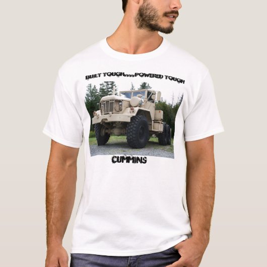 6X6 Militaire truck T-shirt (Voorkant)