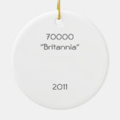 70000 Britannia Keramisch Ornament (Achterkant)