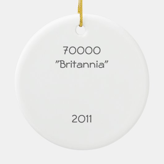 70000 Britannia Keramisch Ornament (Achterkant)