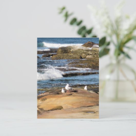 #7001 Beach Briefkaart (Staand voorkant)