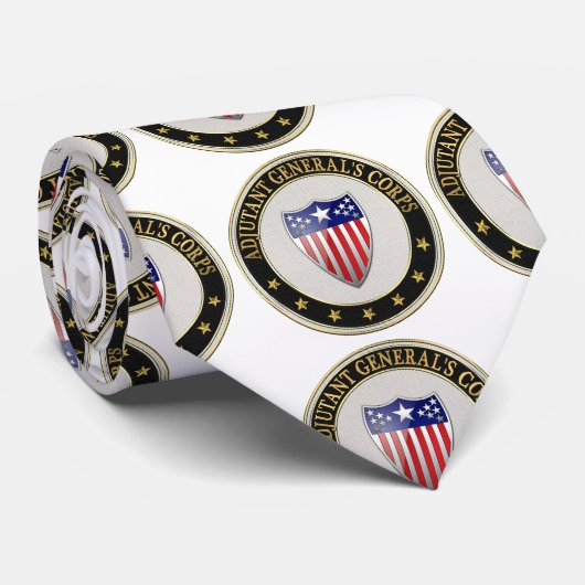 [700] Adjutant General's Corps Branch Insignia [3D Stropdas (Opgerold)