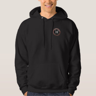 [700] Assyrian Winged Bull - Silver Lamassu Hoodie