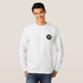 [700] Assyrian Winged Bull - Silver Lamassu T-shirt (Voorkant volledig)
