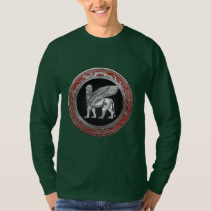 [700] Assyrische scharnieren - Silver Lamassu T-shirt