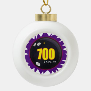 700 Bowling-reeks Keramische Bal Ornament