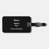 700 Bowling-reeks - rood Bagagelabel (Achterkant horizontaal)