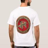 [700] Hokusai - Shoki Riding Shishi Lion T-shirt (Achterkant)