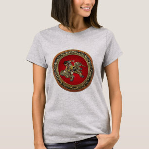 [700] Hokusai - Shoki Riding Shishi Lion T-shirt