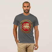 [700] IJslandse draak, Landvætir [Gold] T-shirt (Voorkant volledig)