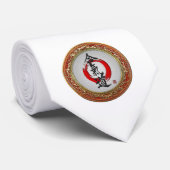 [700] Japanse kalligrafie - Aikido Stropdas (Opgerold)