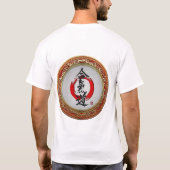 [700] Japanse kalligrafie - Aikido T-shirt (Achterkant)