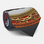 [700] Japanse kalligrafie - Bushido Stropdas (Opgerold)