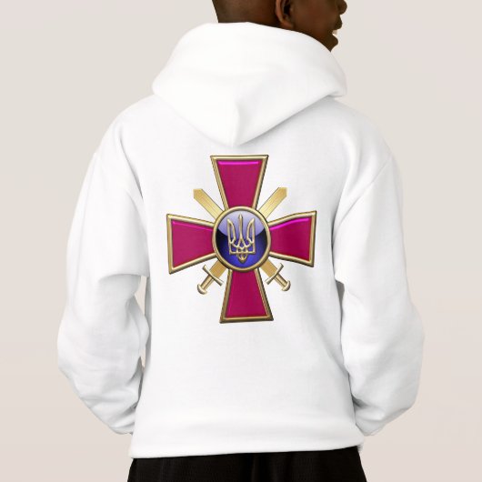 [700] Oekraïnse grondstrijdkrachten Emblem (Achterkant)