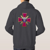[700] Oekraïnse grondstrijdkrachten Emblem Hoodie (Achterkant)