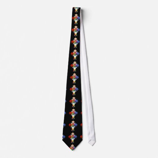 [700] Rosy Cross (Roos Croix) Stropdas (Voorkant)