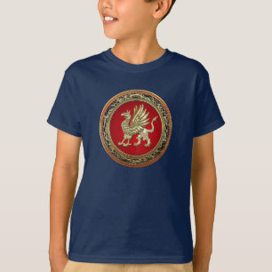[700] Sacred Gold Griffin T-shirt