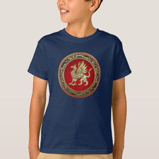 [700] Sacred Gold Griffin T-shirt (Voorkant)