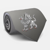 [700] Sacred Silver Griffin Stropdas (Opgerold)