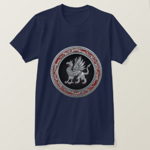 [700] Sacred Silver Griffin T-shirt