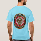 [700] Scottish Rite Double-kopeagle T-shirt (Achterkant)
