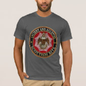 [700] Scottish Rite Double-kopeagle T-shirt (Voorkant)
