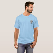 [700] Silver Human Skull. T-shirt (Voorkant volledig)