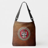 [700] Teutonische wapenschild Crossbody Tas (Voorkant)