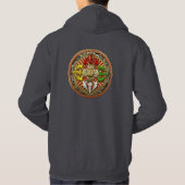 [700] Tibetan Double Dorje Mandala Hoodie (Achterkant)
