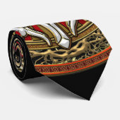 [700] Tibetan Double Dorje Mandala Stropdas (Opgerold)