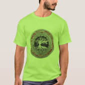 [700] Treasure Trove: Celtic Tree of Life [Silver] T-shirt (Voorkant)