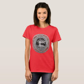 [700] Treasure Trove: Celtic Tree of Life [Silver] T-shirt (Voorkant volledig)