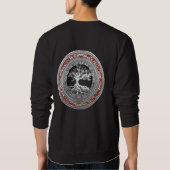 [700] Treasure Trove: Celtic Tree of Life [Silver] Trui (Achterkant)