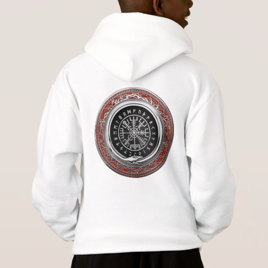 [700] Vegvisir - Viking Silver Magic Runass (Achterkant)