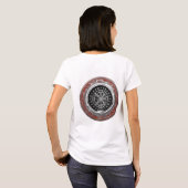 [700] Vegvisir - Viking Silver Magic Runass T-shirt (Achterkant volledig)